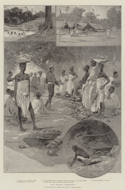 アシャンティ遠征 作： Charles Auguste Loye